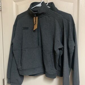 EVOSHIELD WOMENS XS 1/2 ZIP JACQUARD PULLOVER BLACK lot of 2